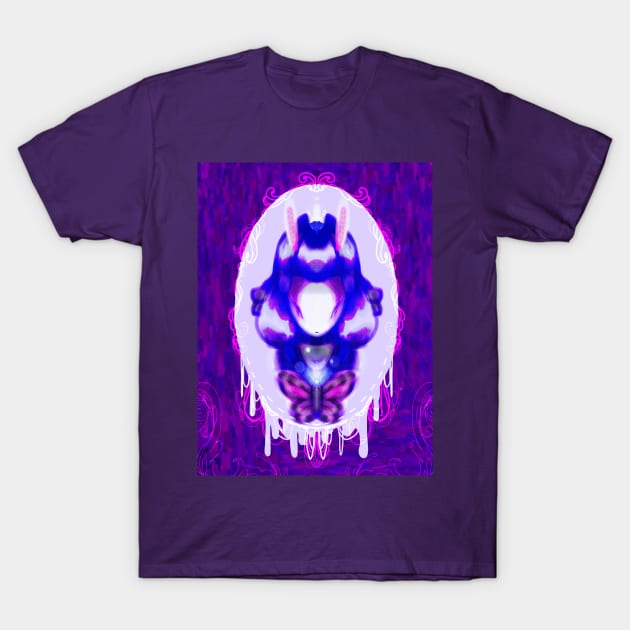 damn bunny T-Shirt by triggerette